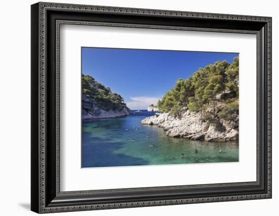 Les Calanques Port Pin, Provence-Alpes-Cote D'Azur-Markus Lange-Framed Photographic Print