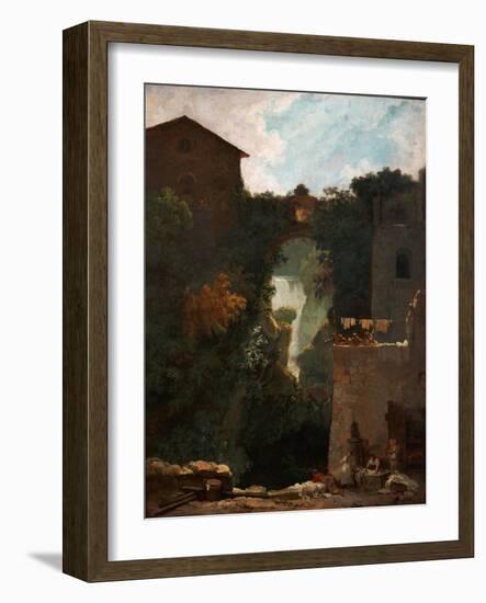 Les Cascatelles De Tivoli (Cascatelle Grandi in Tivol)-Jean-Honoré Fragonard-Framed Giclee Print