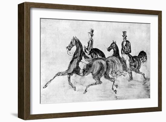 Les Cavaliers-Constantin Guys-Framed Giclee Print