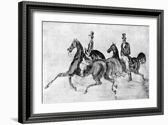 Les Cavaliers-Constantin Guys-Framed Giclee Print