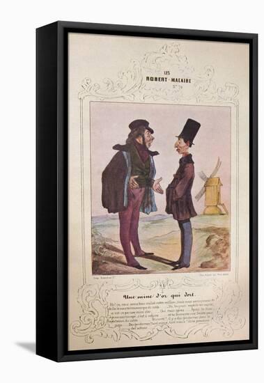 'Les Cent et un Robert Macaire', 1840 (1947)-Honore Daumier-Framed Premier Image Canvas