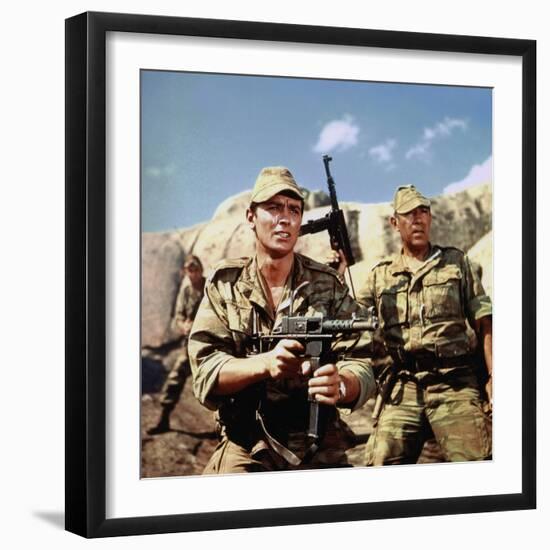 Les Centurions LOST COMMAND by MARK ROBSON with Alain Delon and Anthony Quinn, 1966 (photo)-null-Framed Photo