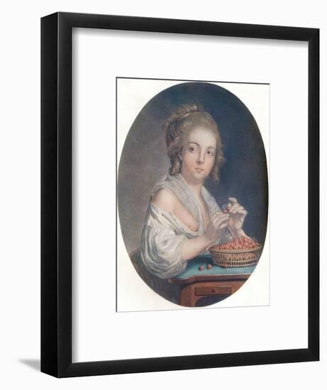 'Les Cerises', c18th century-Unknown-Framed Giclee Print