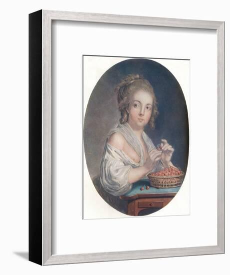 'Les Cerises', c18th century-Unknown-Framed Giclee Print