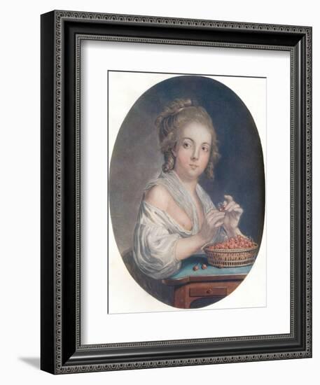 'Les Cerises', c18th century-Unknown-Framed Giclee Print