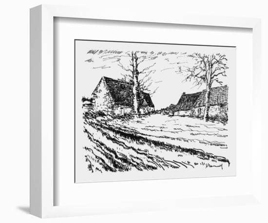 Les Challonges-Maurice De Vlaminck-Framed Collectable Print