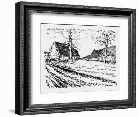 Les Challonges-Maurice De Vlaminck-Framed Collectable Print