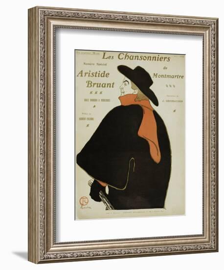 Les Chansonniers-Henri de Toulouse-Lautrec-Framed Giclee Print