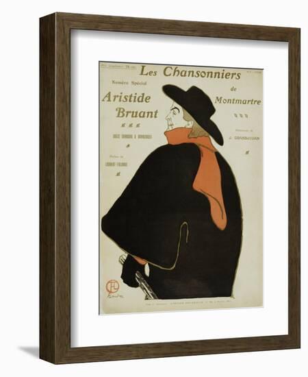 Les Chansonniers-Henri de Toulouse-Lautrec-Framed Giclee Print