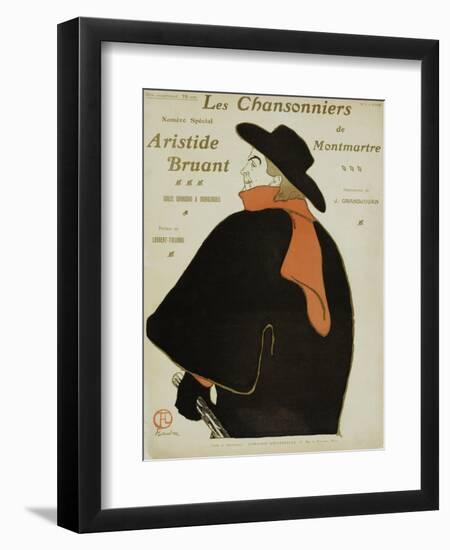 Les Chansonniers-Henri de Toulouse-Lautrec-Framed Giclee Print