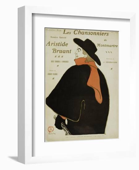 Les Chansonniers-Henri de Toulouse-Lautrec-Framed Giclee Print