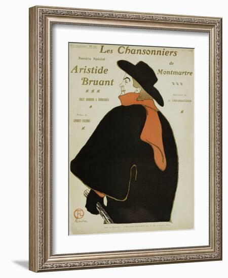 Les Chansonniers-Henri de Toulouse-Lautrec-Framed Giclee Print