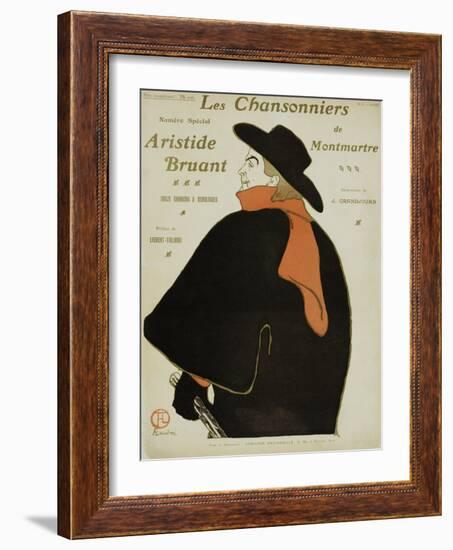 Les Chansonniers-Henri de Toulouse-Lautrec-Framed Giclee Print