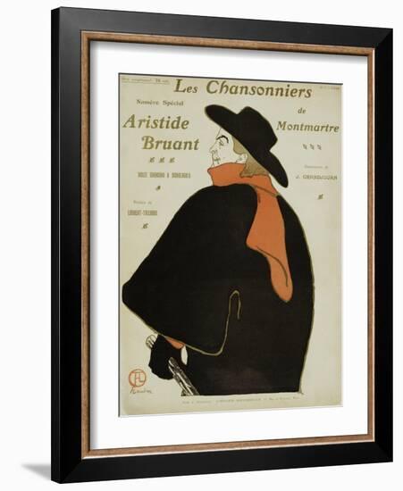 Les Chansonniers-Henri de Toulouse-Lautrec-Framed Giclee Print