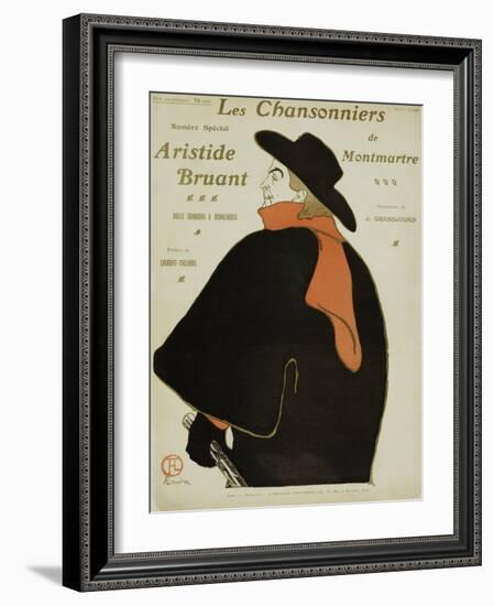 Les Chansonniers-Henri de Toulouse-Lautrec-Framed Giclee Print