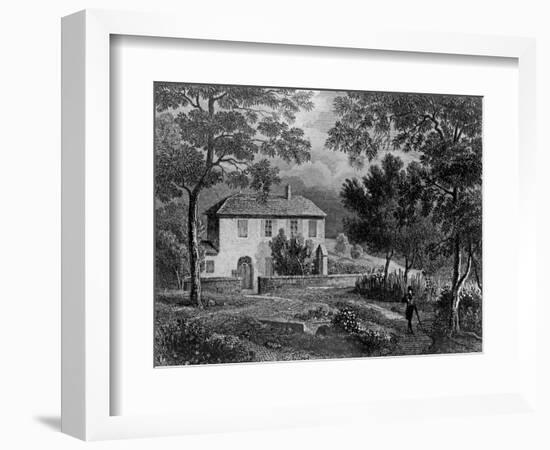 Les Charmettes House of Madame De Warens (1699-1762) Near Chambery, Where Rousseau Stayed-null-Framed Giclee Print
