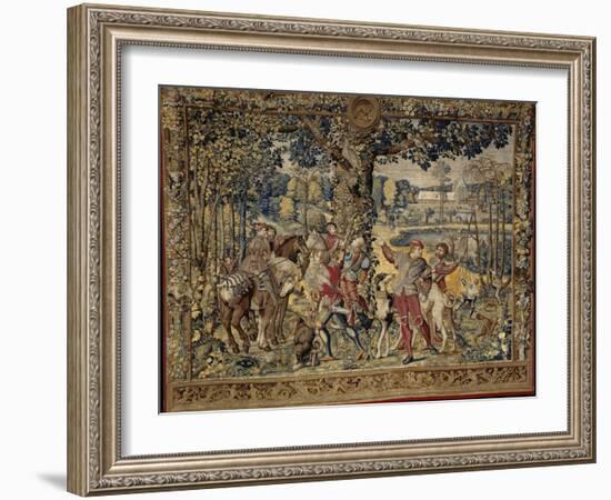 Les Chasses de Maximilien dites "Belles chasses de Guise"-Orley Barend Van-Framed Giclee Print