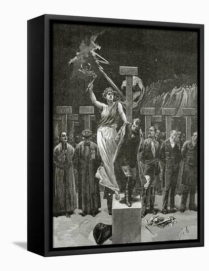 Les Châtiments, 19th Century-Emile Antoine Bayard-Framed Premier Image Canvas