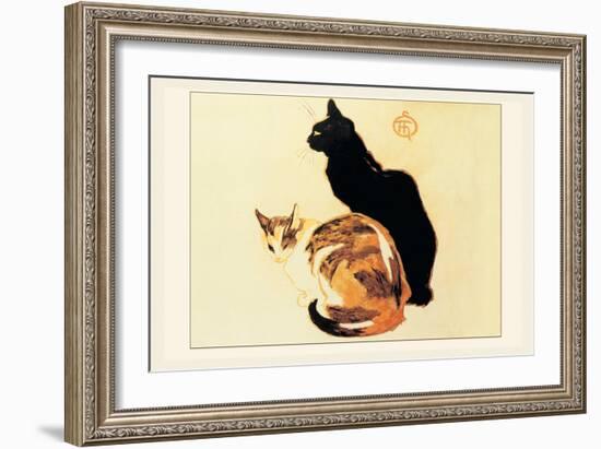 Les Chats-Th?ophile Alexandre Steinlen-Framed Art Print