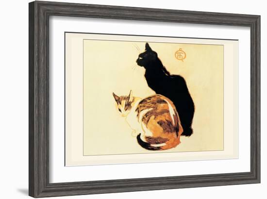 Les Chats-Th?ophile Alexandre Steinlen-Framed Art Print