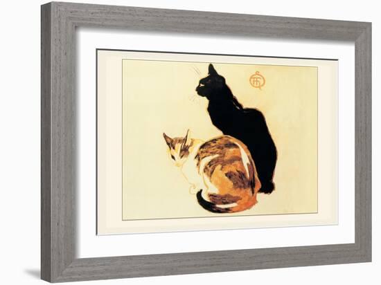 Les Chats-Th?ophile Alexandre Steinlen-Framed Art Print