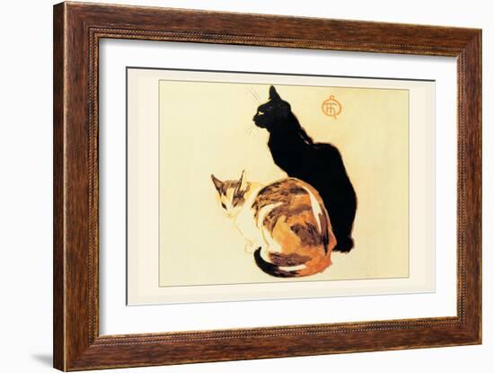 Les Chats-Th?ophile Alexandre Steinlen-Framed Art Print
