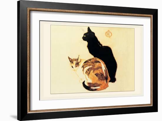 Les Chats-Th?ophile Alexandre Steinlen-Framed Art Print