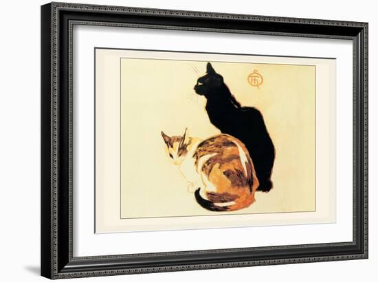 Les Chats-Th?ophile Alexandre Steinlen-Framed Art Print