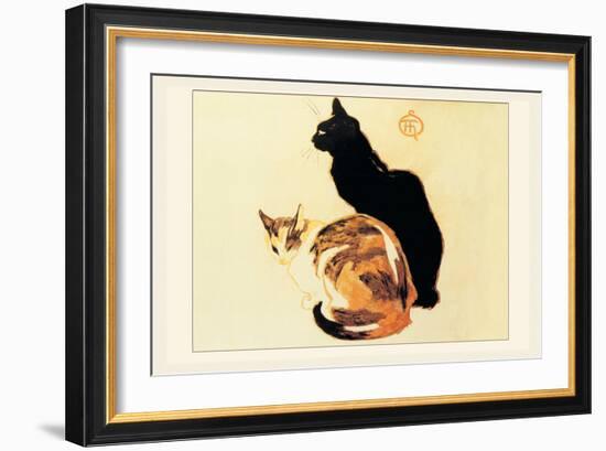 Les Chats-Th?ophile Alexandre Steinlen-Framed Art Print