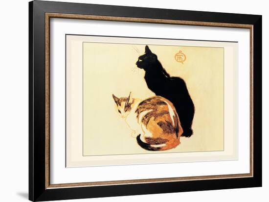 Les Chats-Théophile Alexandre Steinlen-Framed Art Print