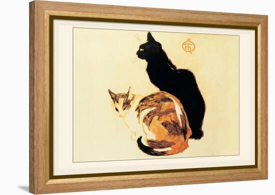 Les Chats-Théophile Alexandre Steinlen-Framed Stretched Canvas