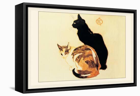 Les Chats-Théophile Alexandre Steinlen-Framed Stretched Canvas