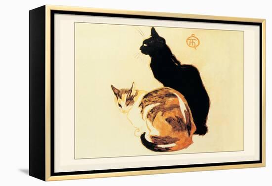 Les Chats-Théophile Alexandre Steinlen-Framed Stretched Canvas