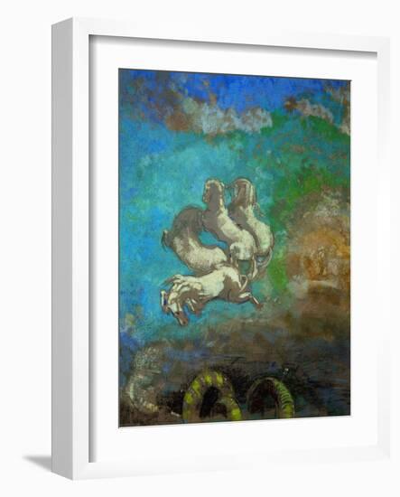 Les Chevaux D'Apollo-Odilon Redon-Framed Giclee Print