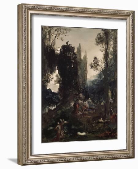 Les Chimères-Gustave Moreau-Framed Giclee Print