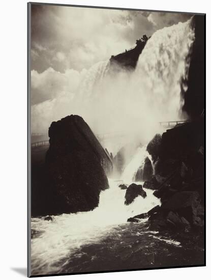 Les chutes du Niagara-George Barker-Mounted Giclee Print