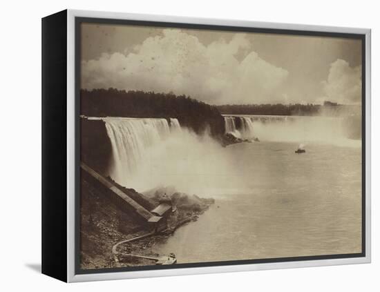 Les chutes du Niagara-George Barker-Framed Premier Image Canvas