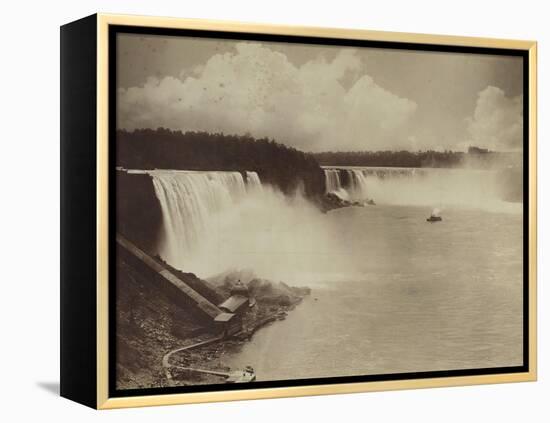 Les chutes du Niagara-George Barker-Framed Premier Image Canvas