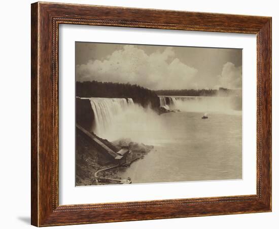 Les chutes du Niagara-George Barker-Framed Premium Giclee Print