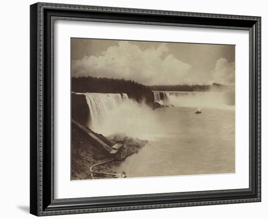 Les chutes du Niagara-George Barker-Framed Premium Giclee Print