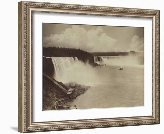 Les chutes du Niagara-George Barker-Framed Giclee Print