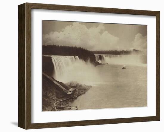 Les chutes du Niagara-George Barker-Framed Giclee Print