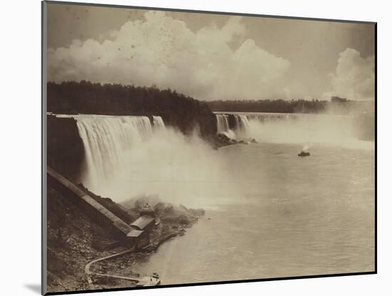 Les chutes du Niagara-George Barker-Mounted Giclee Print