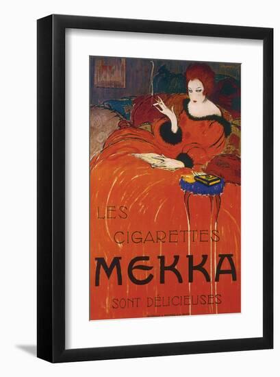 Les Cigarettes Mekka-Charles Loupot-Framed Premium Giclee Print