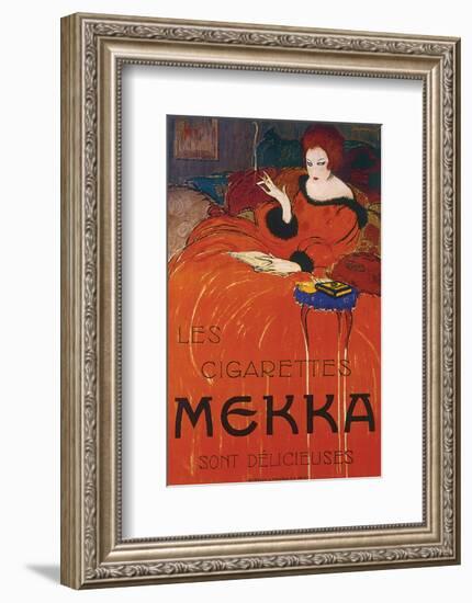 Les Cigarettes Mekka-Charles Loupot-Framed Art Print