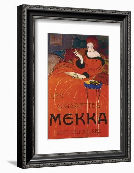 Les Cigarettes Mekka-Charles Loupot-Framed Art Print