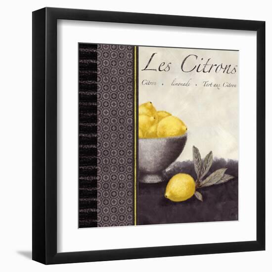 Les Citrons II-Linda Wood-Framed Giclee Print