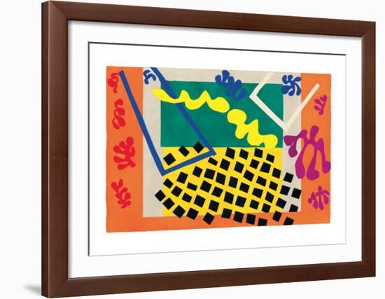 Les Codomas-Henri Matisse-Framed Art Print