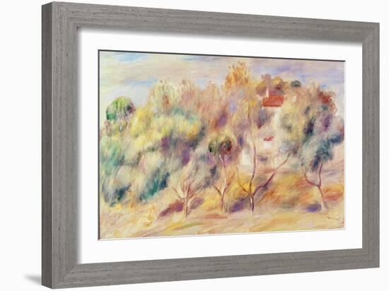 Les Colettes, Cagnes-Sur-Mer-Pierre-Auguste Renoir-Framed Giclee Print