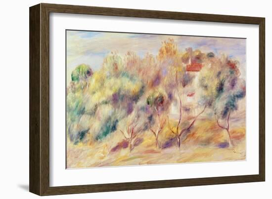 Les Colettes, Cagnes-Sur-Mer-Pierre-Auguste Renoir-Framed Giclee Print